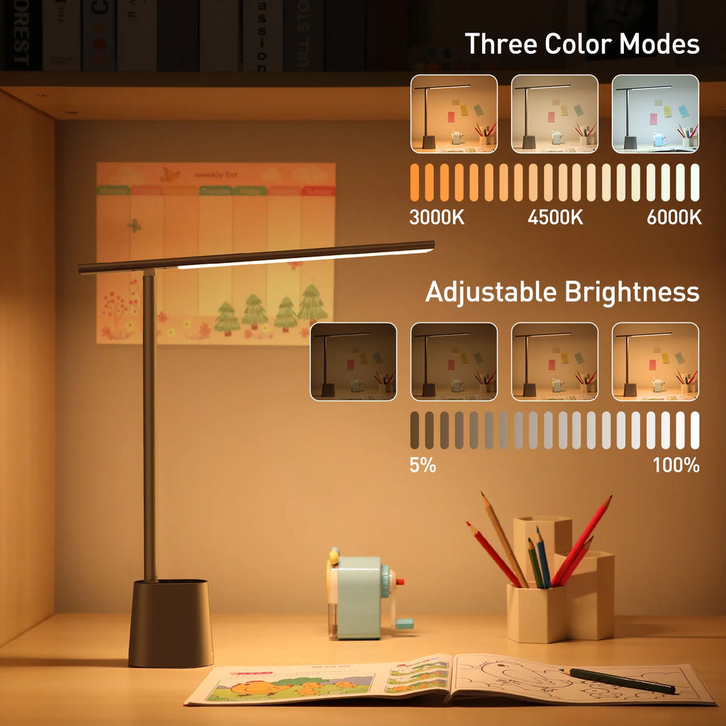 Veltrix Focus LED Desk Lamp — Adjustable Lighting For Work & Study