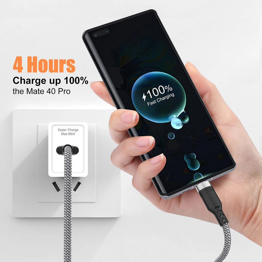 Veltrix TurboCharge USB-C Cable — High-Speed Charging