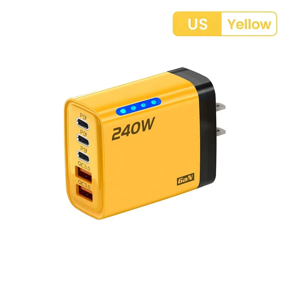 Veltrix PowerHub 240W Charger — Multi-Device Fast Charging Station