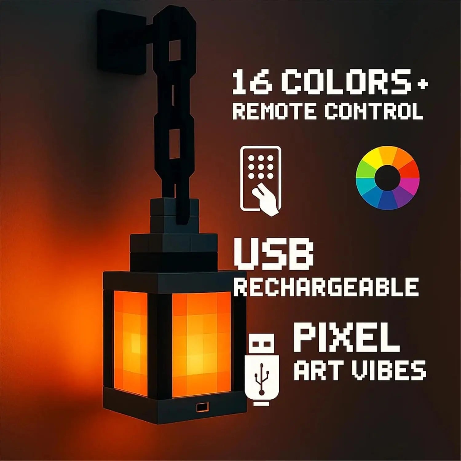 Veltrix PixelGlow Night Lamp — Custom Mood Lighting