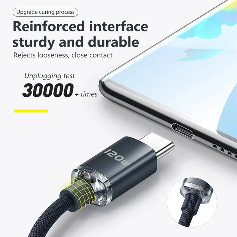 Veltrix HyperCharge USB-C Cable — Ultra Fast Charging Cable