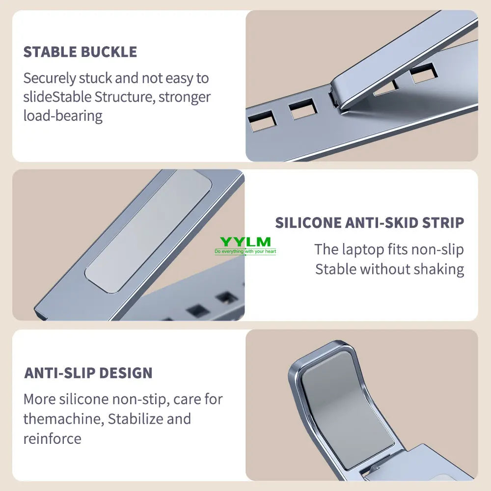 Veltrix Elevate Laptop Stand — Adjustable Aluminum Desk Support