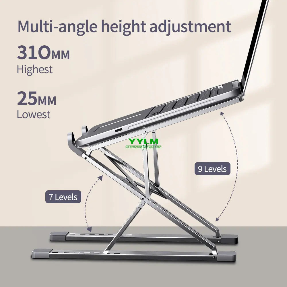Veltrix Elevate Laptop Stand — Adjustable Aluminum Desk Support