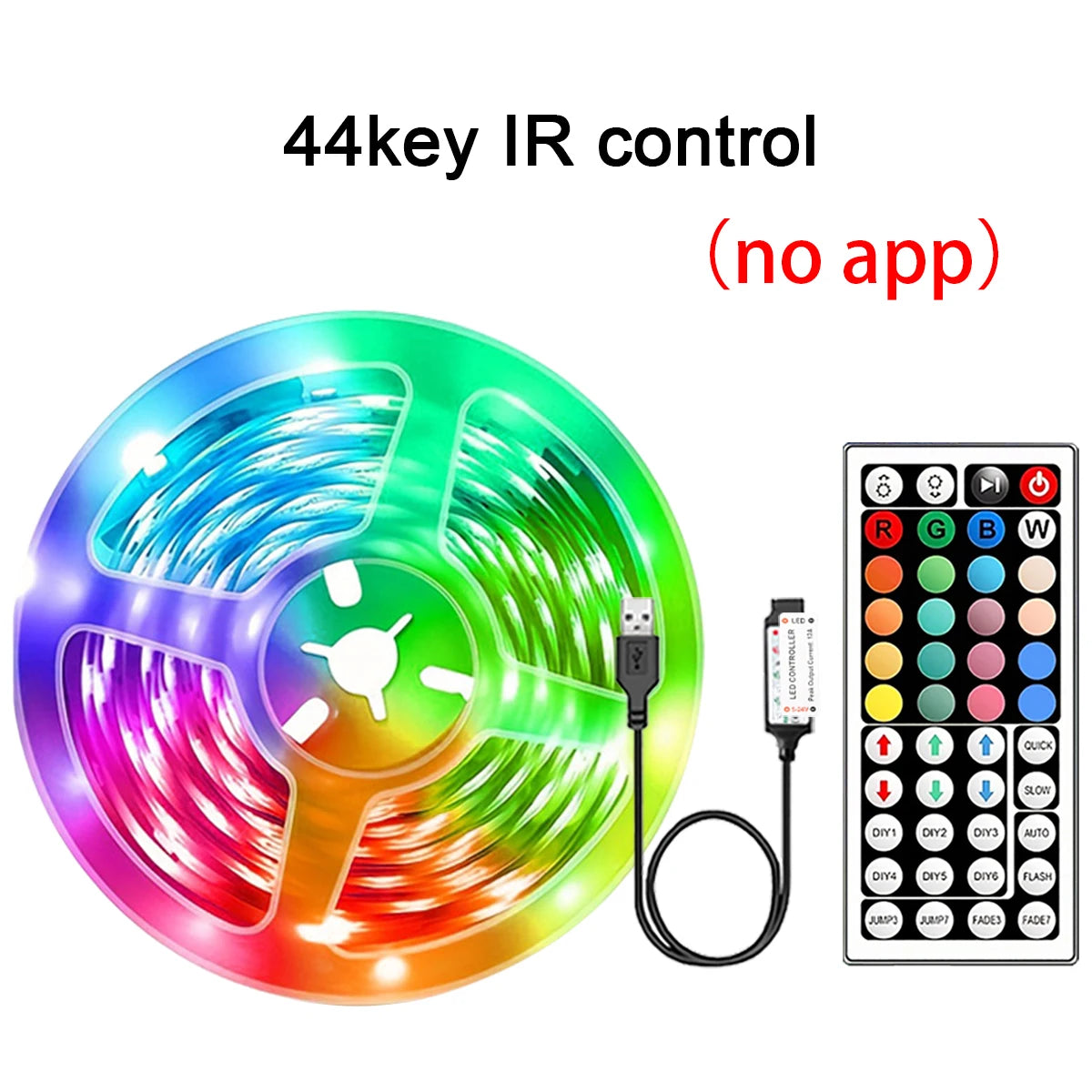 Veltrix RGB Glow Strip Lights — Smart App-Controlled Room Lighting